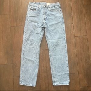 Wrangler Regular Fit Light Wash Denim Jeans 31 x 30 100% Cotton
